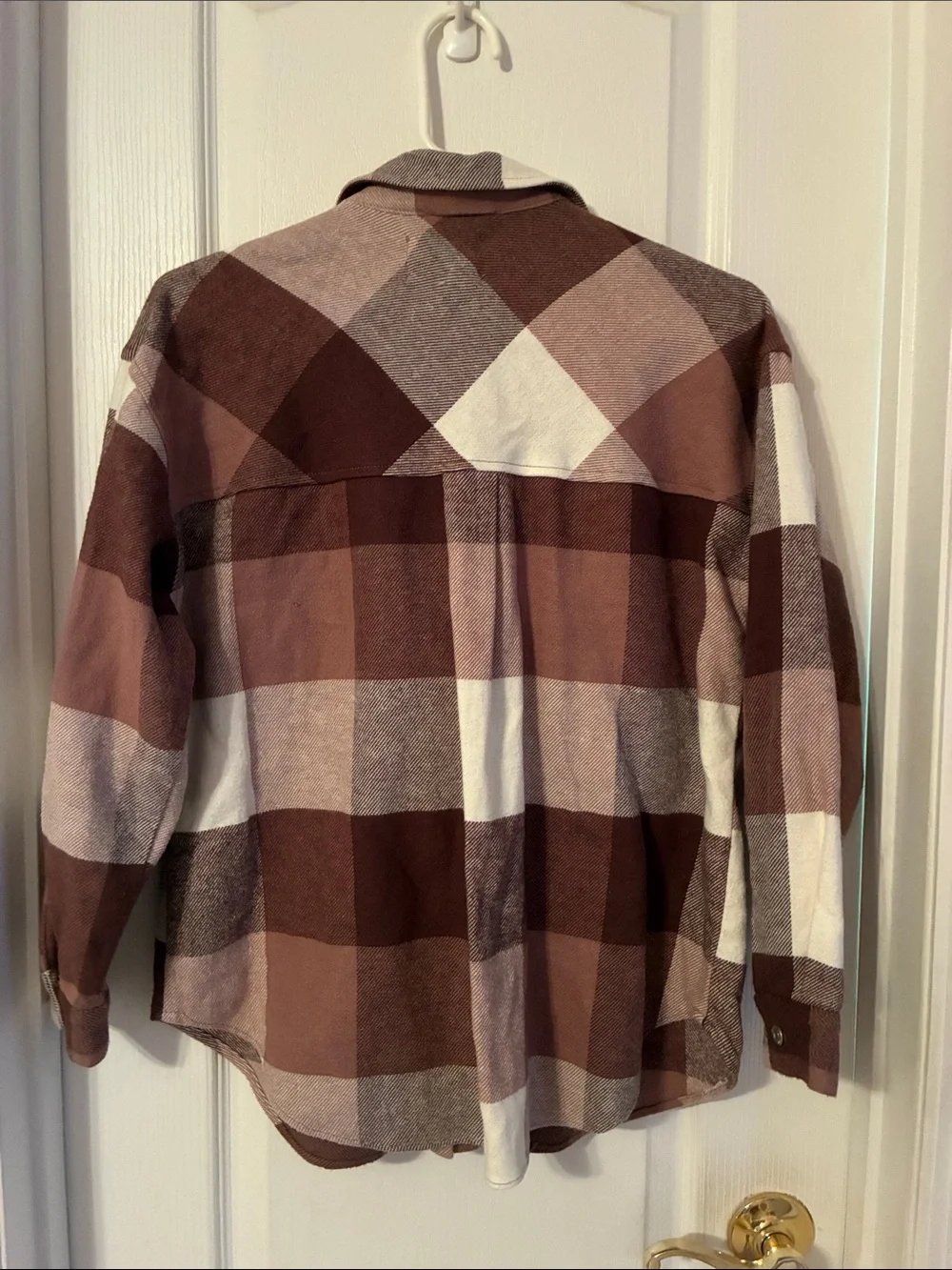 NWT Zara Kids Flannel Plaid Button Down Shirt Shacket 13-14